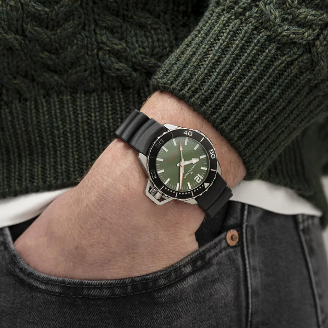 Khaki Navy Frogman Auto - Image 2